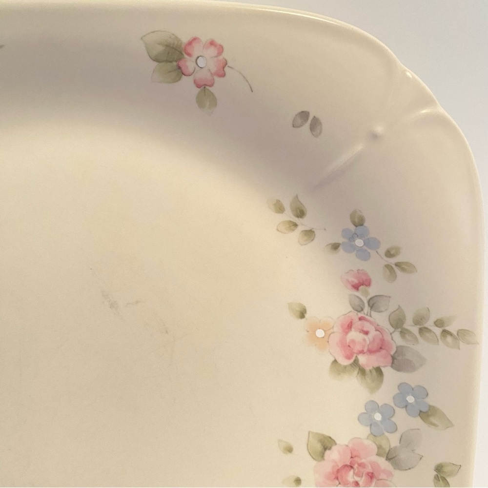 Pfaltzgraff Tea Rose 12" x 12" Square Serving Platter - Picture 4 of 11